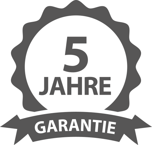 5 Jahre Garantie